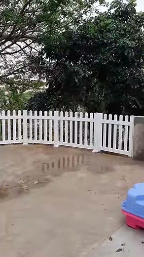 PVC (vinyl) Estate style Picket fence and gates installation by Value Fencing PVC Franchise Group SA