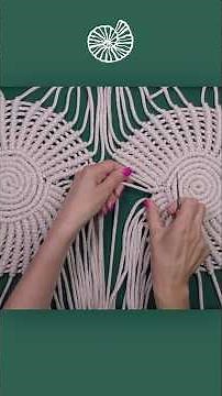 DIY Macrame Seashell Bag #macrame Shell Pattern