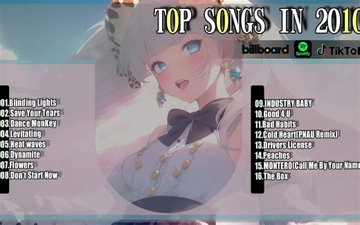 【POP MUSIC TOP】盘点流行音乐榜单前20/POP MUSIC TOP 20