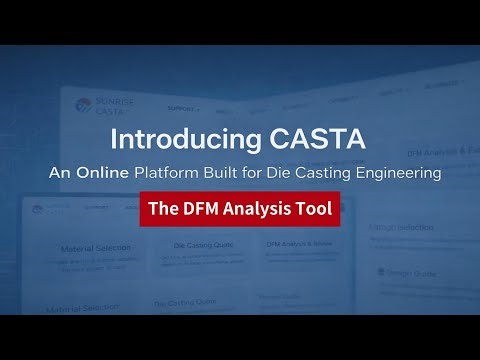 Die Casting DFM Analysis Tutorial | CASTA