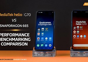 مقایسه معیار عملکرد و تست بنچمارک پردازنده مدیاتک Helio G70 در مقابل کوالکام اسنپدراگون 665