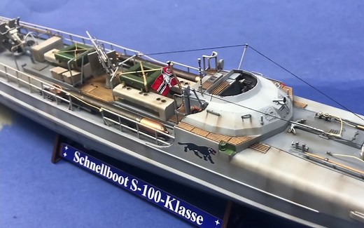 【大比例舰船模型】利华 REVELL 1:72 德国海军 S-100 快速攻击鱼雷艇 模型制作过程