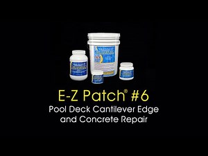 E-Z Patch 6 Concrete Deck & Cantilever Edge Repair – How-To Tutorial