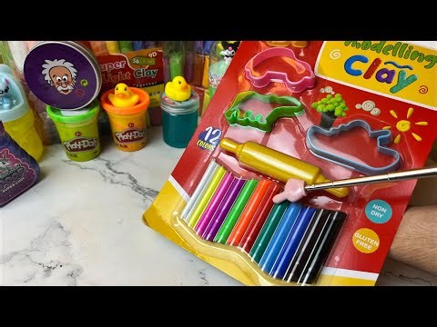 Unboxing New Fun Slime Boxes with Super Satisfying Sounds!🌈🌈