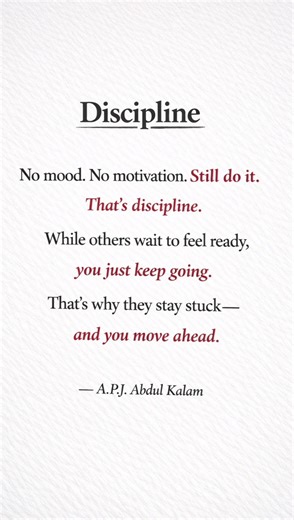 This powerful quote defines true discipline💯#Discipline#NoExcuses#KeepGoing#SelfControl