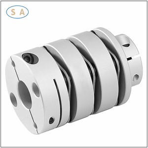 [Hot Item] CNC Machining Milling Helical Drive Flexible Coupling for Encoder Shaft Coupling
