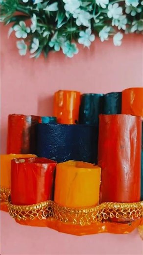 Cardboard Table Organizer #Easy DIY Desk Organizer Craft #shortvideo