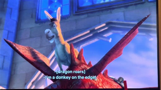 I’M A DONKEY ON THE EDGE #shrek #donkey #shrekisloveshrekislife