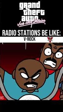 GTA VICE CITY STORIES RADIO STATIONS BE LIKE: DEFINITIVE EDITION #gtavcs #gta #grandtheftauto