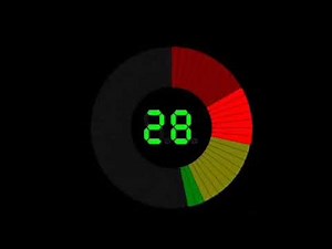 Reversed jeopardy countdown in 8x speed but with normal pitch
