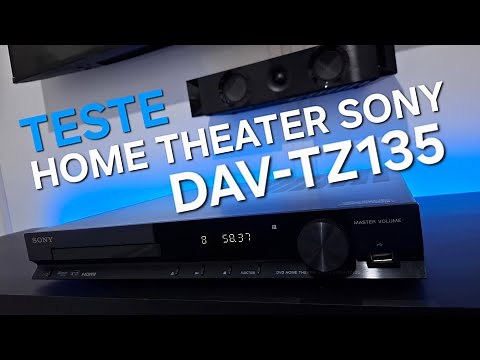HOME THEATER SONY | DAV-TZ135 ( TESTE 5.1 SURROUND DVD)