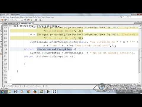 23 - Manejo de Excepciones (JavaPOO)