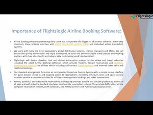 Airline Booking Software