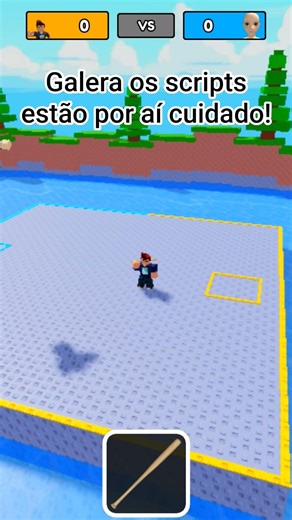 eu bati no cara usava o script e ele não voava