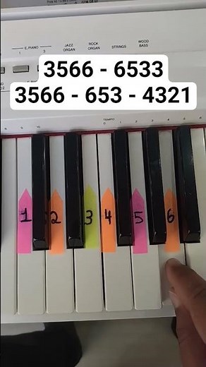 🎹🔥 Super Easy Piano Tutorial #shorts #pianotutorial