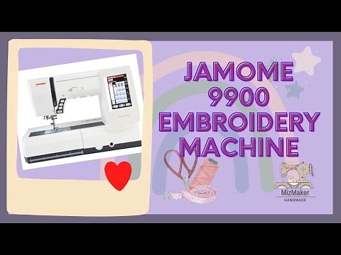 Setting up the Janome 9900 for Embroidery