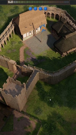 I show the current state of my games free building mode. #medieval #strategygames #indiegame