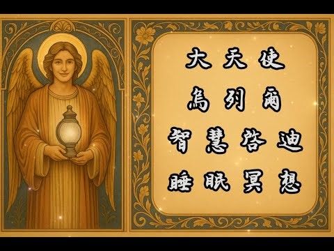 💫天使之光｜04 大天使烏列：智慧啟迪睡眠冥想 🪶 Archangel Uriel