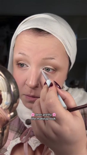 deer inspired makeup plus the veil i’ve been wearing as of late