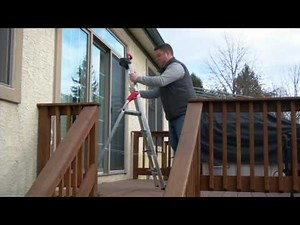 Hailo 4-step Lightweight Ladder w/ Safety Rail on QVC