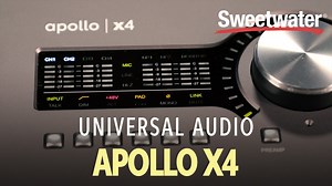 🎛 The most powerful desktop Apollo has arrived! Introducing the Universal Audio Apollo X4! Find out more 👉 http://bit.ly/2pHS4tM | Sweetwater
