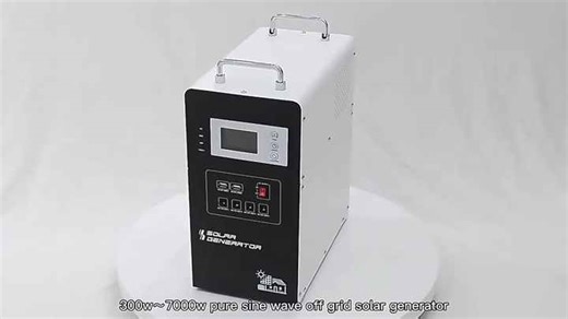 Mini Portable Home Solar Power System 500W 1000W 2000W 3000W Portable Solar Generator Complete Kit for Sale