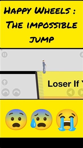 IMPOSSIBLE JUMP(happy Wheels)#1 | rukgaming