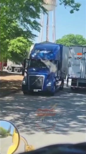 Swift Driver Struggles With Tight Turn and Steps Out to Coordinate