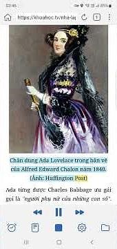 The world's first computer programmer.