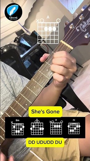 Shes Gone Guitar Chords #guitartutorial #guitarlesson
