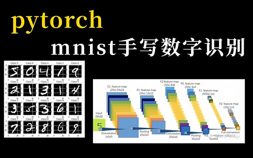 【pytorch】3小时手把手教你搞定mnist手写数字识别（深度学习实战/NLP自然语言处理/卷积神经网络/人工智能）