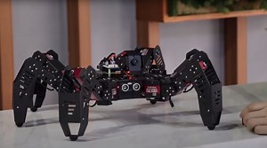 Smart AI SpiderPi Hexabot Comes With Facial and Color Recognition