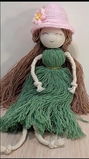 DIY Yarn Doll – So Easy & Adorable!