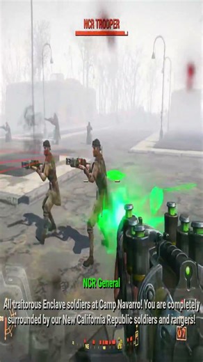Fallout 2 - Enclave NCR War Battle of Camp Navarro