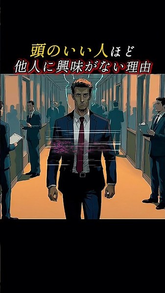 頭のいい人が他人に興味がない理由とは！？アニメ解説 #心理学 #アニメ #雑学#人間関係
