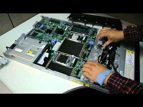 IBM System x3550 M4 removing the system board