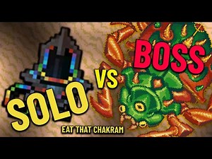 SOLO vs Ra Akar the Sand Titan [Boss Fight] w/ Galaxite Chakram - Core Keeper