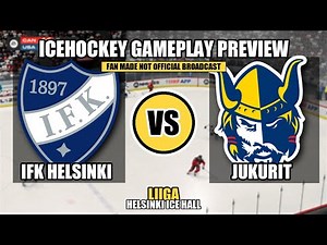 IFK Helsinki vs Jukurit | Liiga | Ice Hockey Gameplay Preview