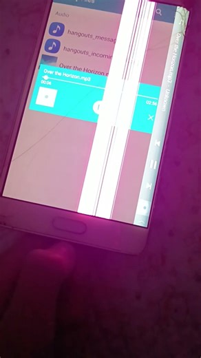 Samsung Galaxy Note Edge Over The Horizon has low battery!