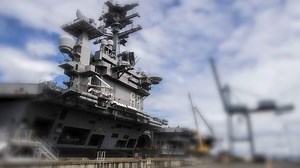 How the US Navy anchors and arms a 100,000-ton aircraft carrier