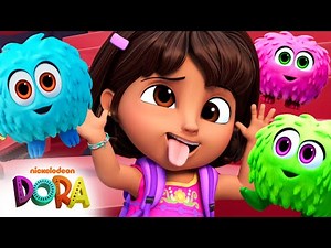 Make a Silly Face to Cross the Grumple Bridge! 🤪 Full Scene | Dora & Friends