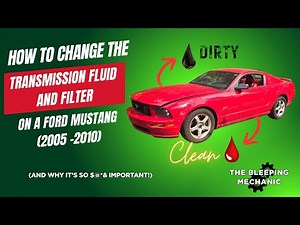 Changing your Ford Mustang Transmission fluid and filter - 2005-10