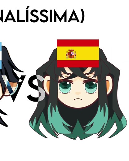 Al final se hace una finalíssima 🇦🇷🇪🇸 // Artist: tg: evviadrr #knyedit #football #animation