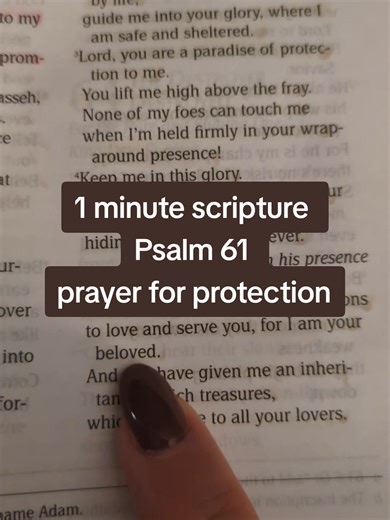 Prayer for Protection: Psalm 61 Scripture Reflection