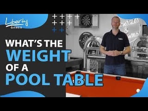 How Much Does a Pool Table Weigh? How Heavy are Pool Tables?