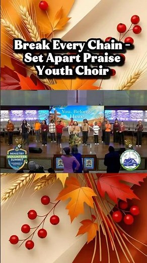 Break Every Chain - Set Apart Praise Youth Choir - Live Performance