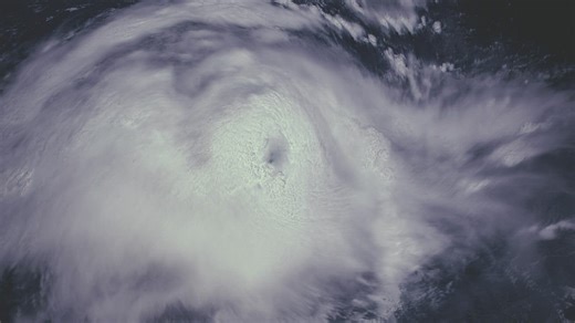 Swirling vortex of storm clouds as seen from space  - Free Stock Video