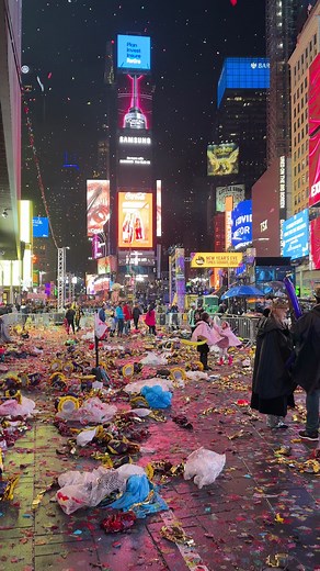 3.3M views · 11K reactions | The After Math of NYE at Times Square | New York Mickey | Facebook