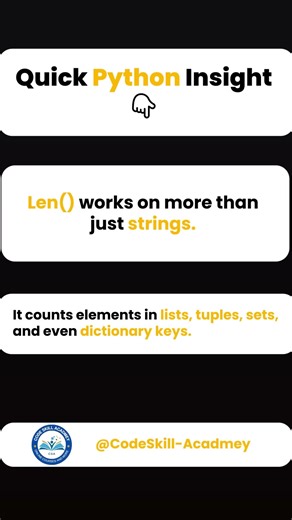 len() Works on More Than Strings 👀