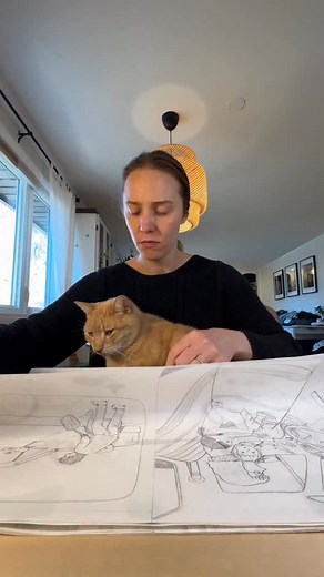 Follow along as Oliver and I make a children’s book! I do a lot of my illustrating with him on my lap (as you may have noticed from my other videos 😉), which makes the process just as fun as the end result! 🎨 🐈 . . . . . . #kidsillustration #childrensillustration #picturebookart #kidlitart #childrensbook #childrensbookillustration #childrensbookillustrator #picturebookillustration #illustrator #kidlitillustration #picturebook #childrensillustratorart #gouchepainting #painting #paintingwithcat